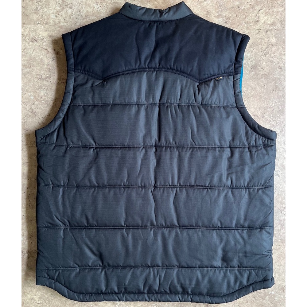 Howler Brothers Rounder Vest Mens XXL Black Charcoal Puffer Western Primaloft - Picture 10 of 11